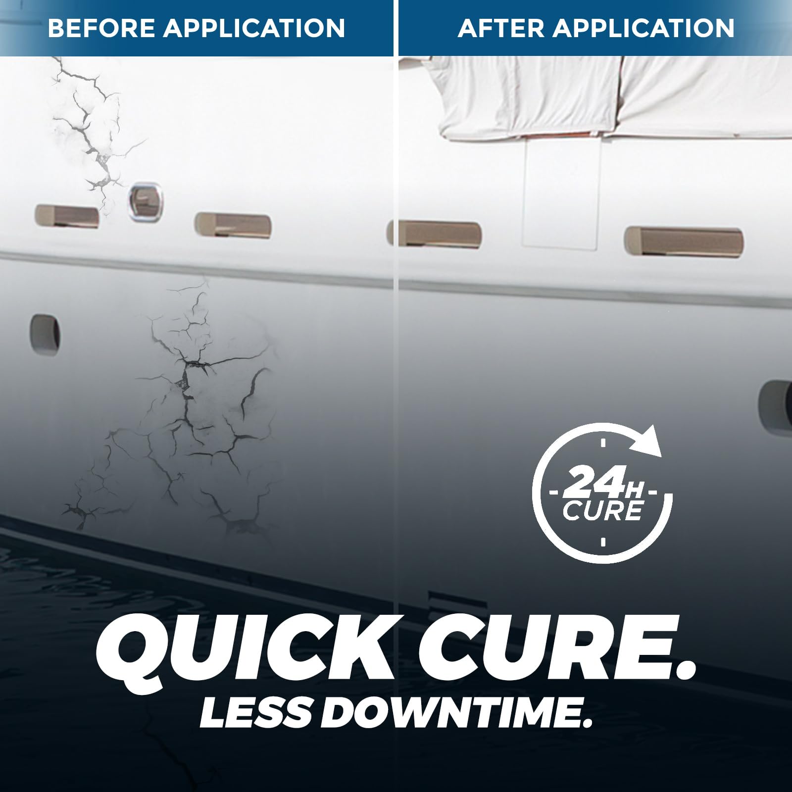 TYLOVE UV-resistant sealant exterior application for boats and RVs