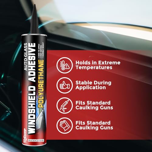 Tylove included gloves support tidy windshield repair work.
