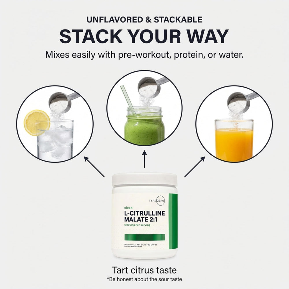 Type Zero unflavored powder measuring spoon for easy mix-and-go workouts