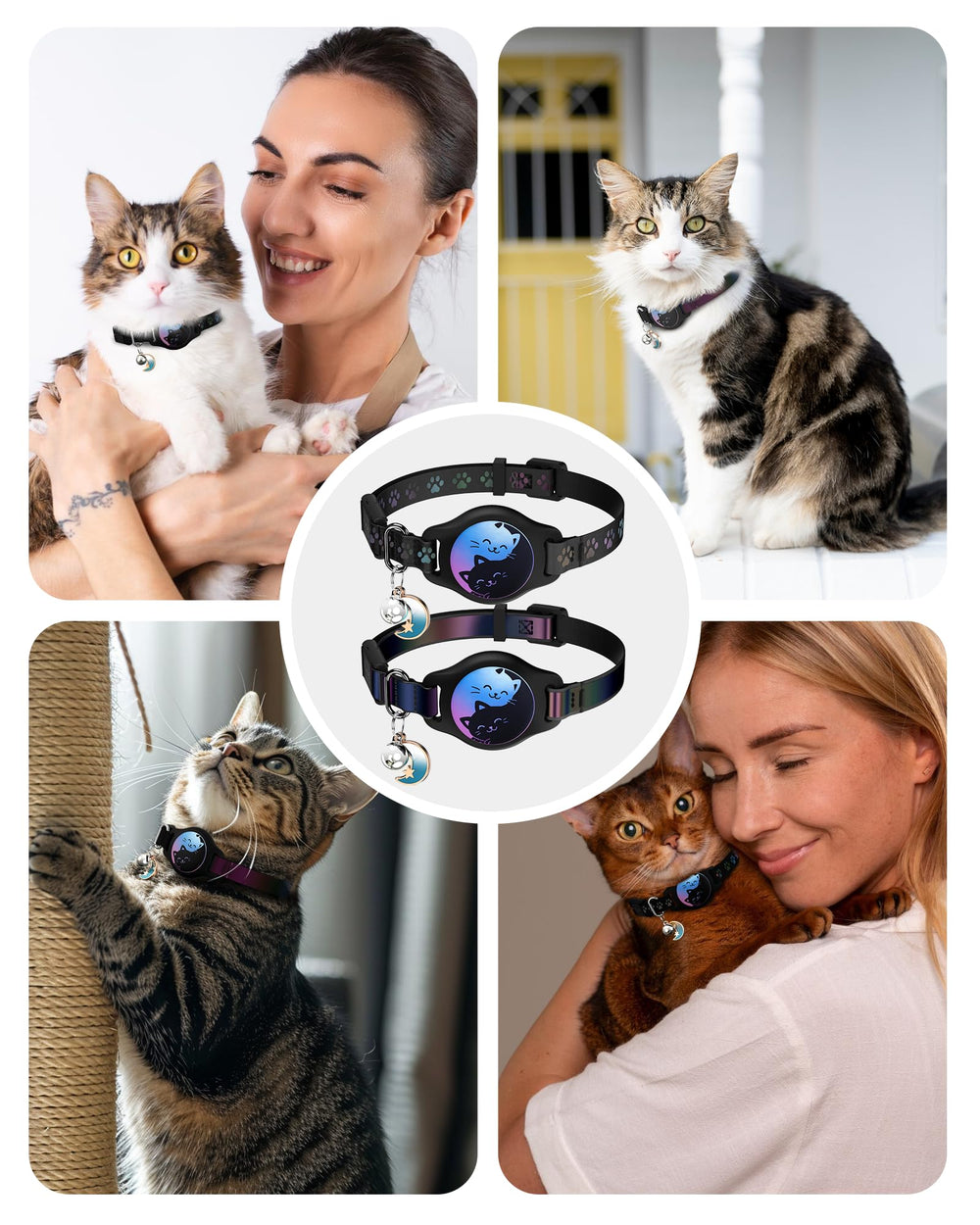 Typecase Airtag-compatible collar keeps your cat stylish and protected.
