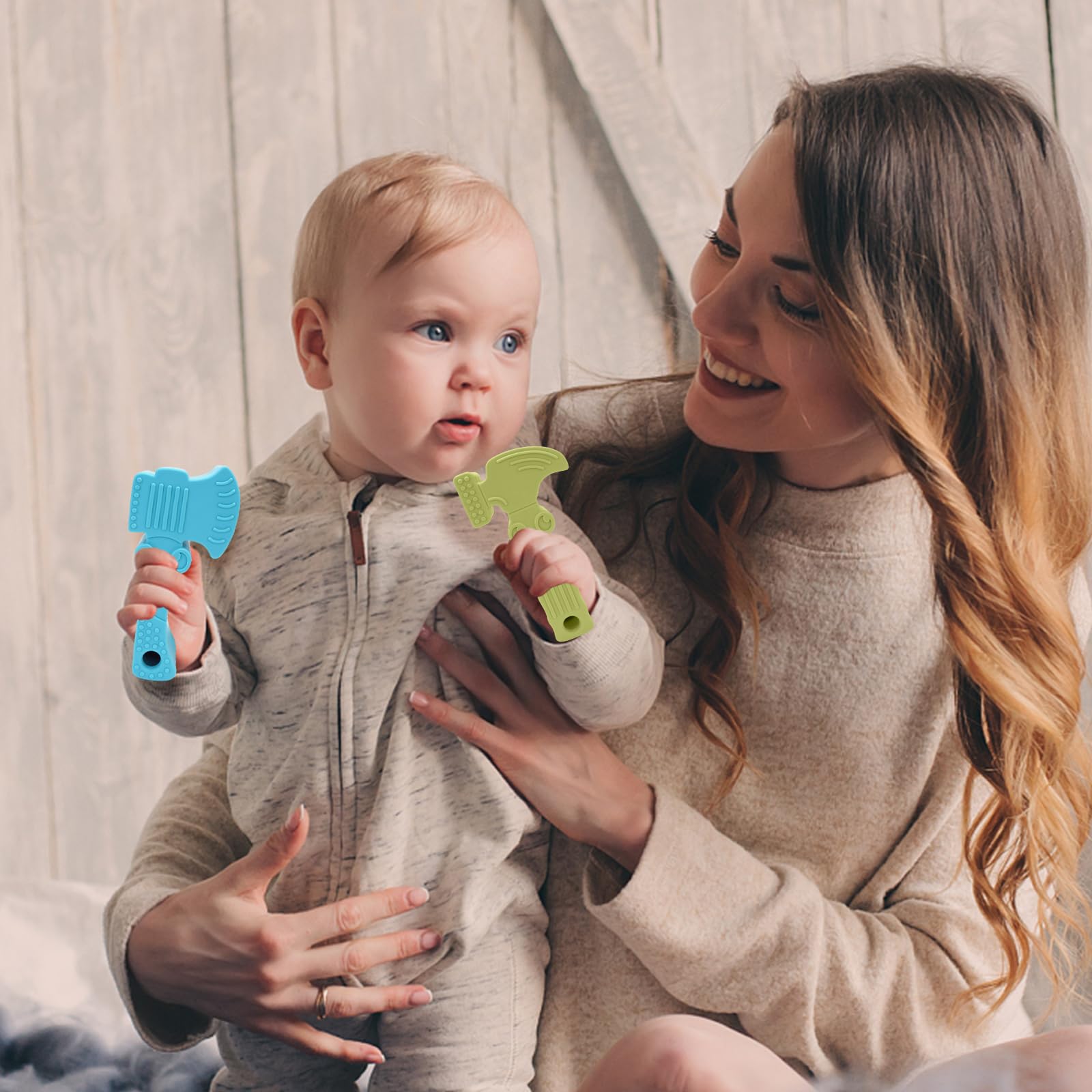 TYRY.HU colorful designs teether is dishwasher-safe for fast cleaning.