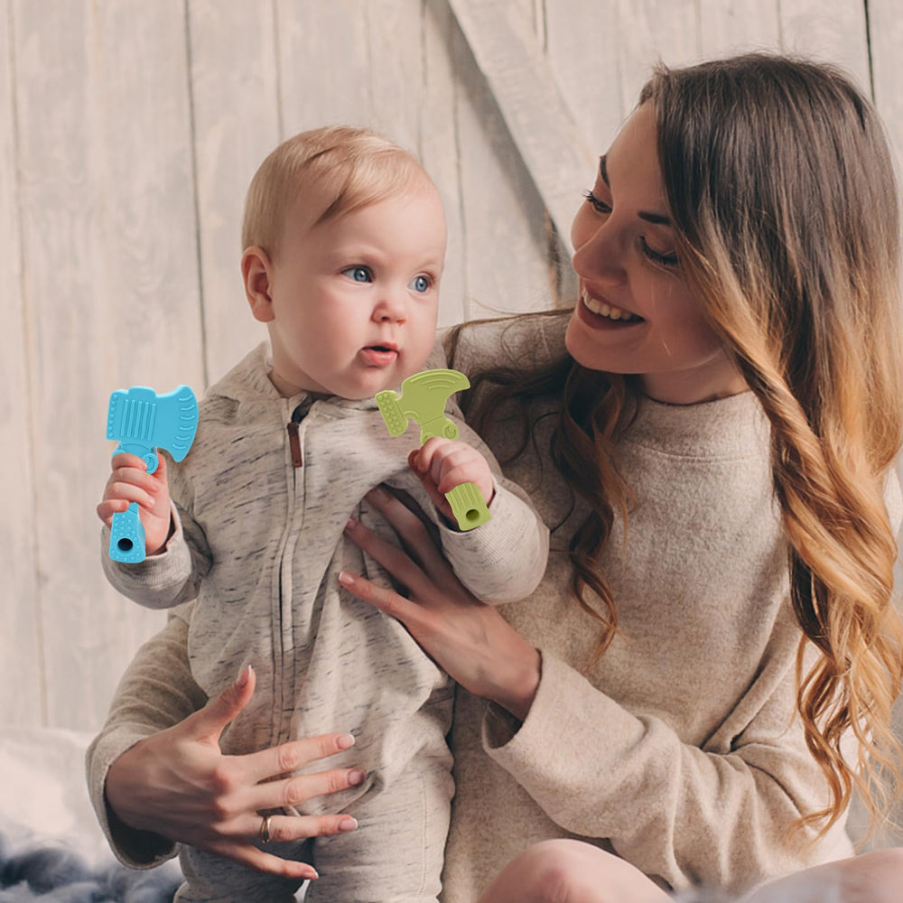 TYRY.HU colorful designs teether is dishwasher-safe for fast cleaning.
