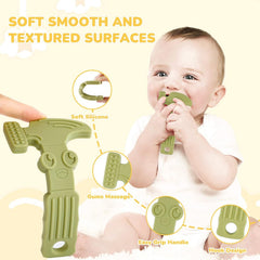 TYRY.HU pliers teether in bright colors supports early sensory exploration.