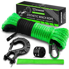 TYT synthetic winch rope 50ft for safe off-road recovery.