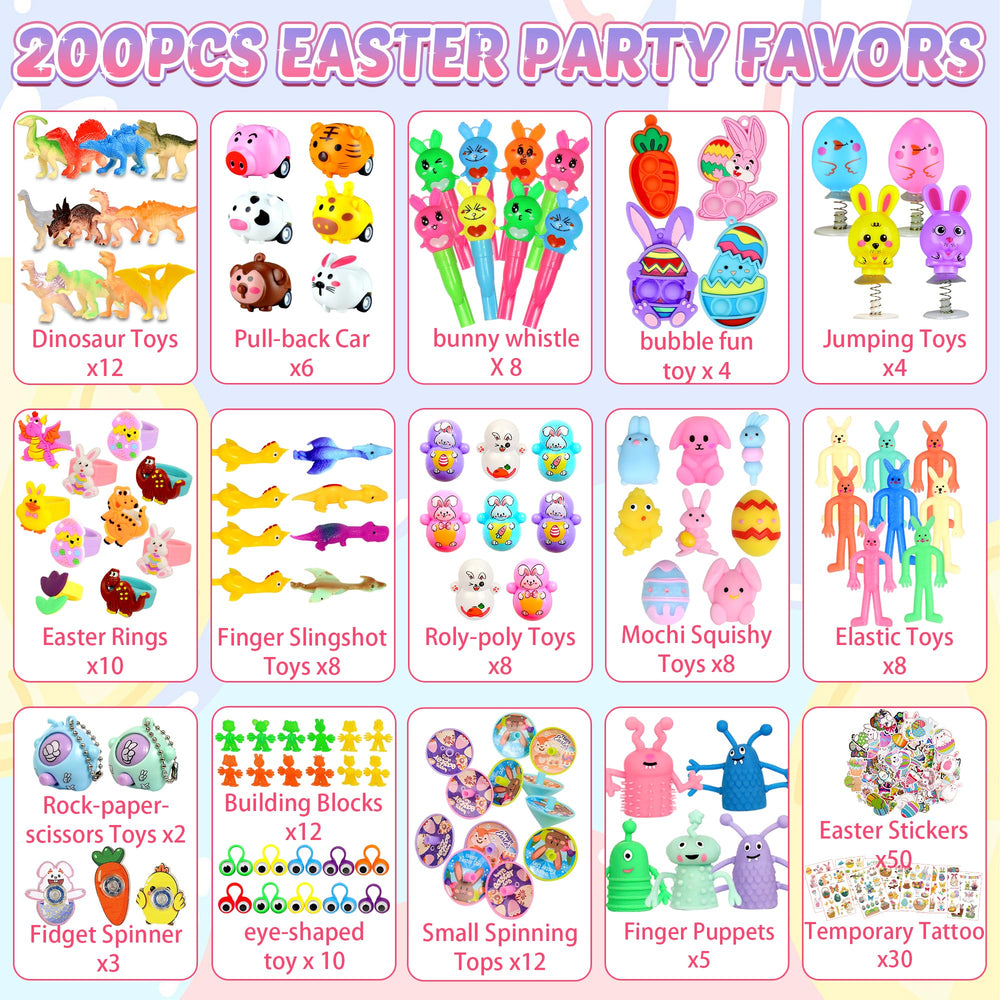U-Goforst mochi squishies add tactile fun to Easter eggs and party favors.