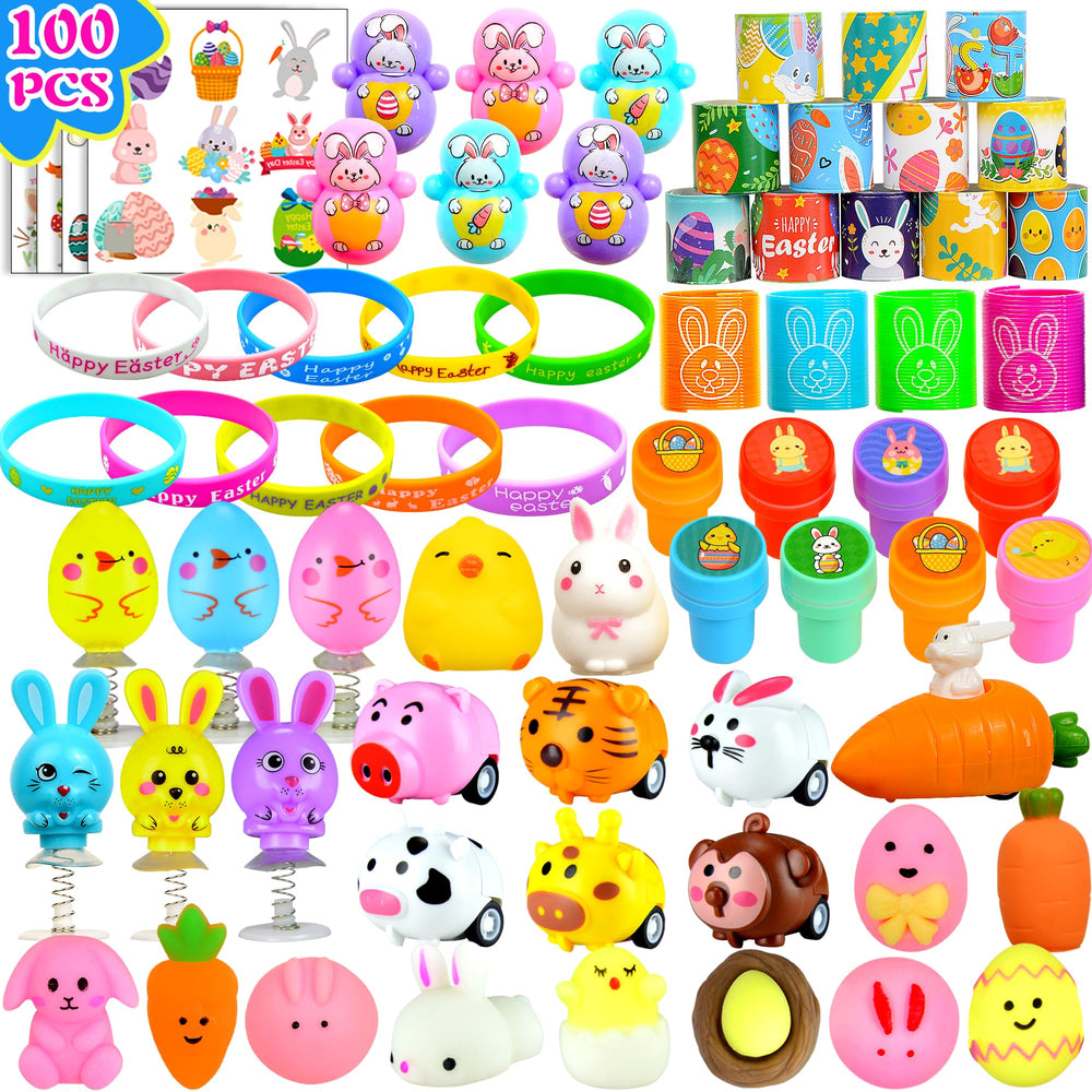 U-Goforst Easter fillers with 100-piece assortment for engaging egg hunts and family fun