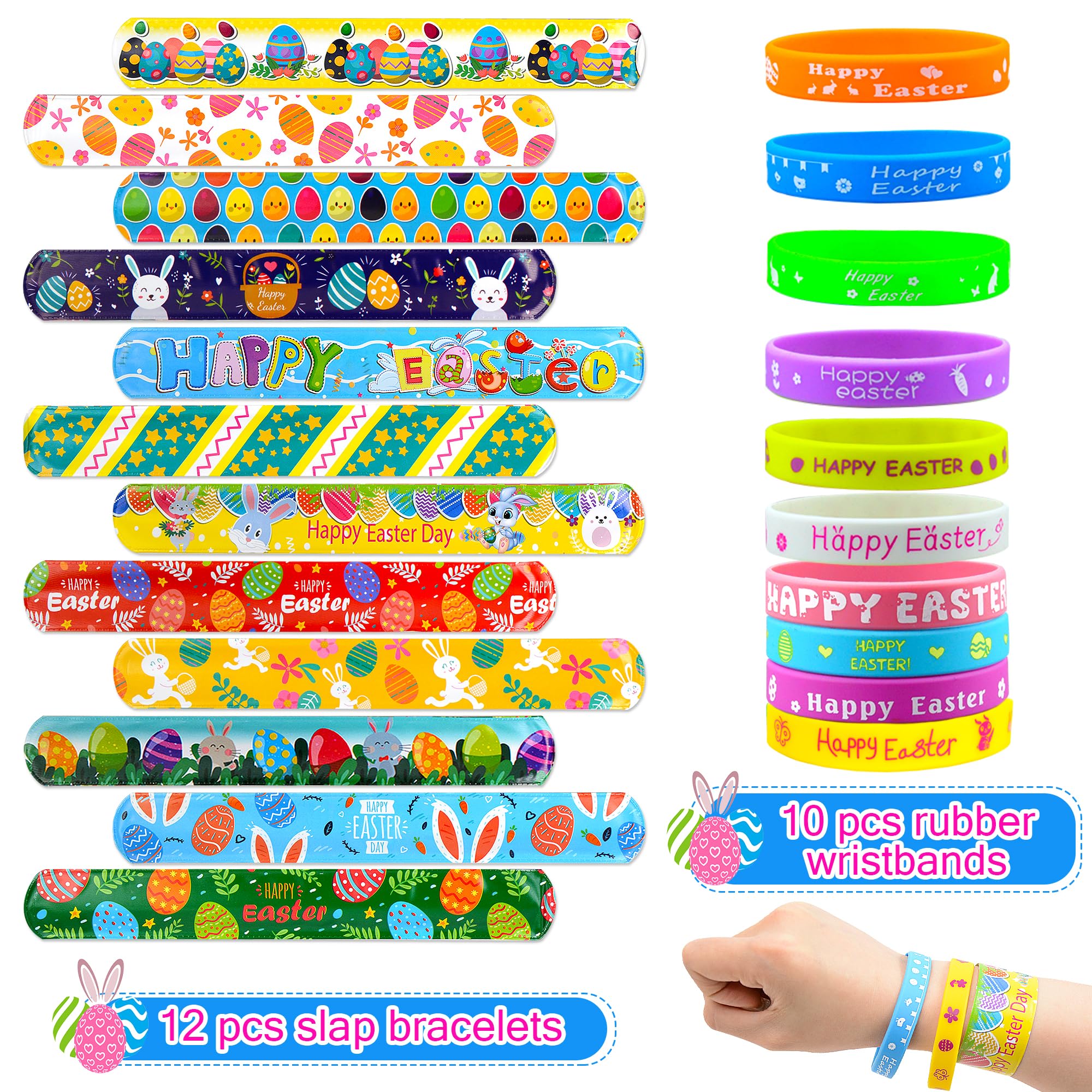 U-Goforst wristbands provide bright, kid-friendly Easter party accents