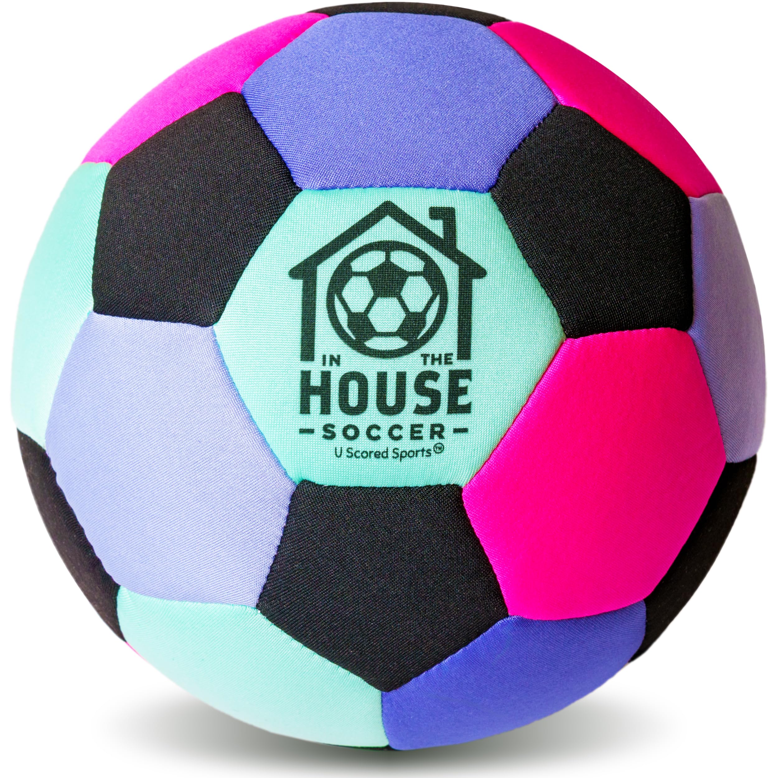 U Scored Sports In-the-House Soccer Ball for safe indoor play and family fun.