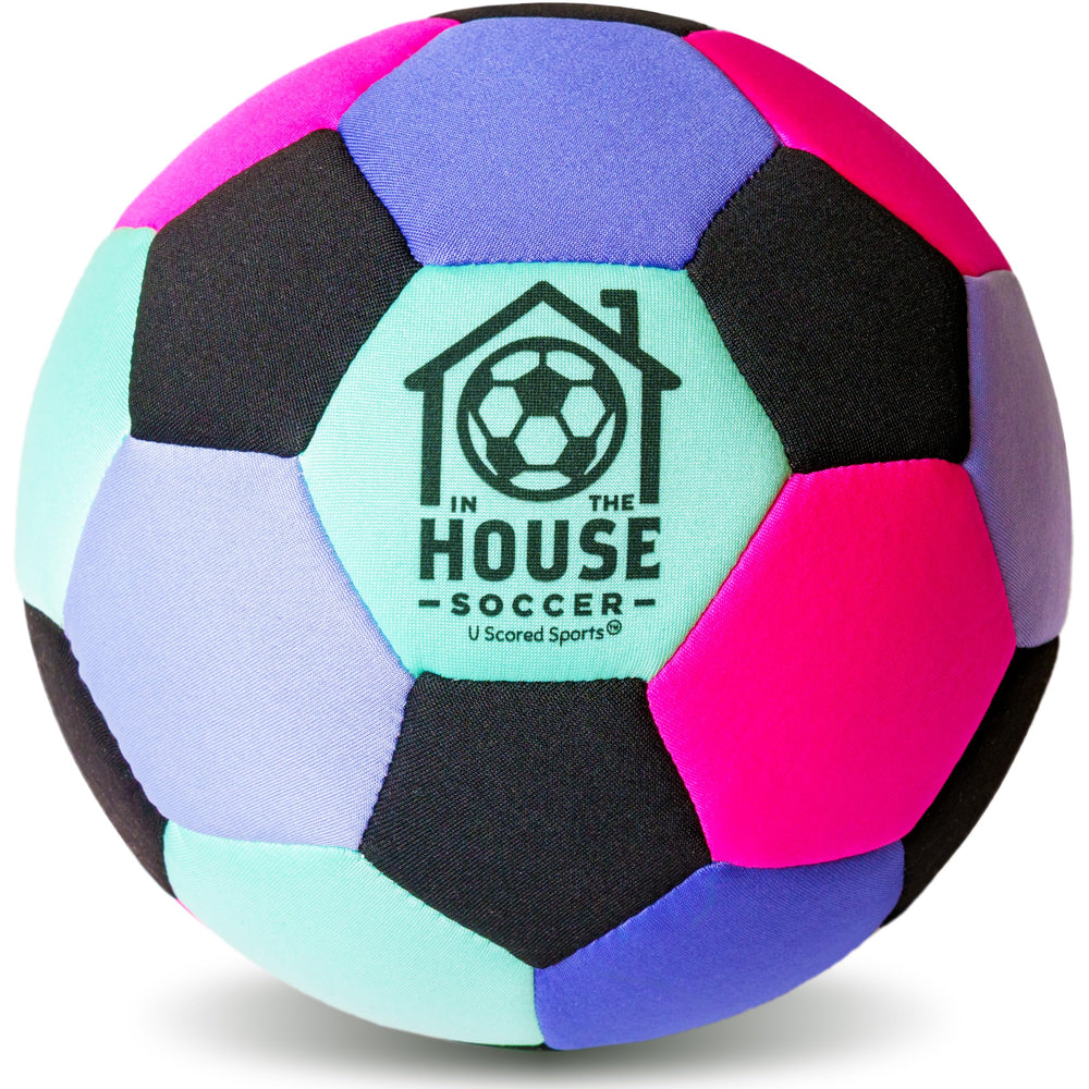 U Scored Sports In-the-House Soccer Ball for safe indoor play and family fun.