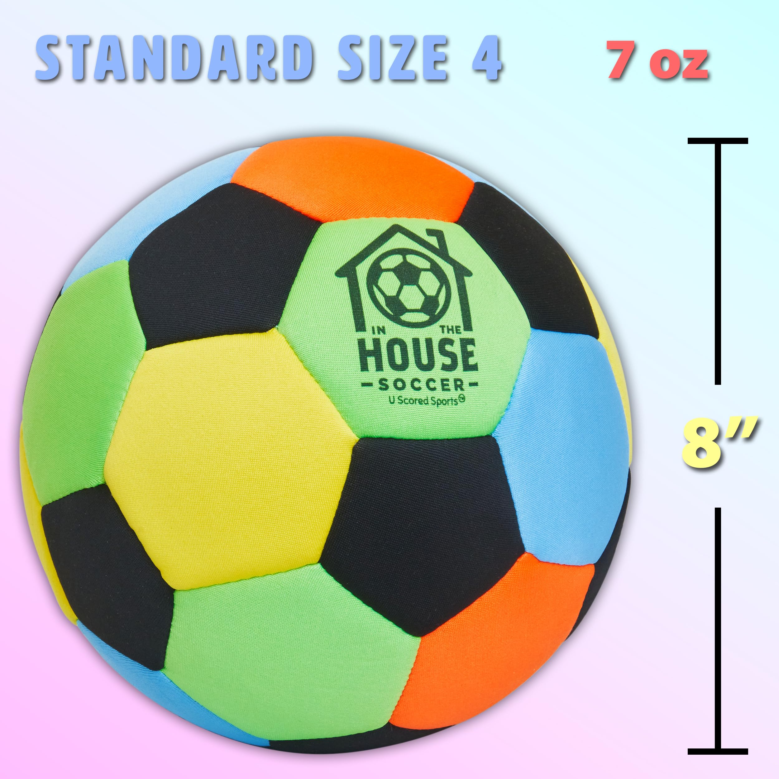 U Scored Sports In The House Soccer Ball kid practicing indoor juggling