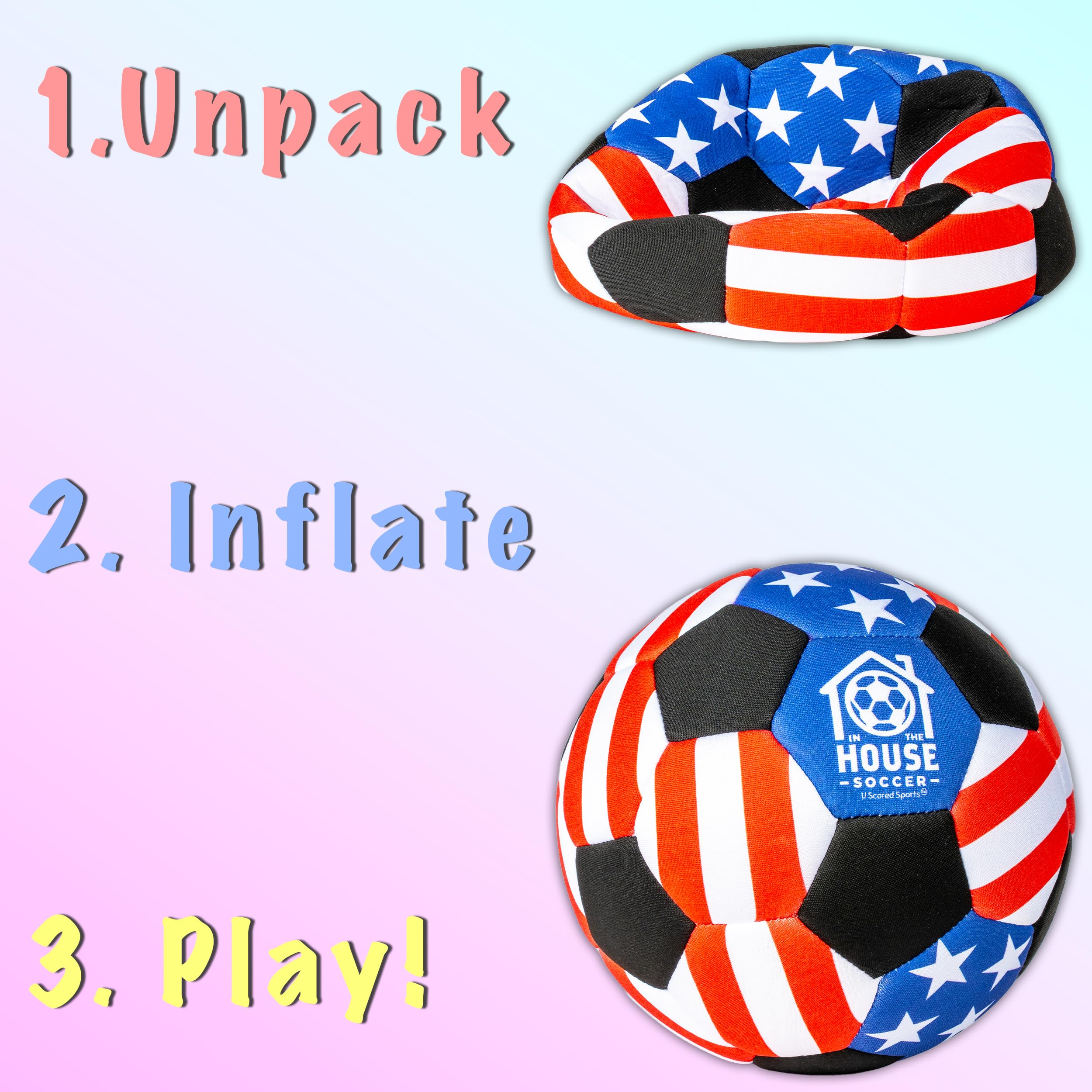U Scored Sports USA edition ball ready for gifting