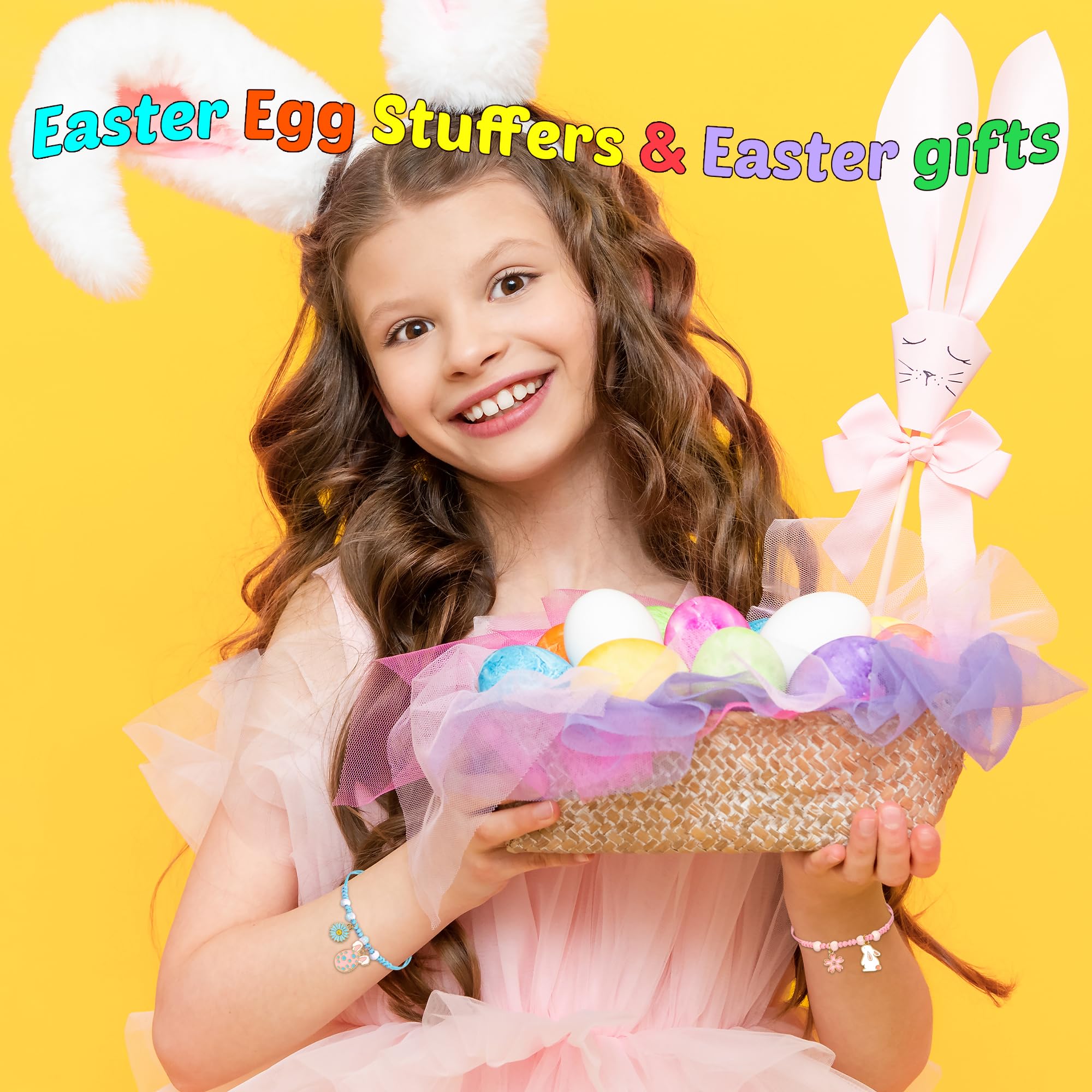 U-Zomir bracelets tucked into plastic eggs add a delightful surprise