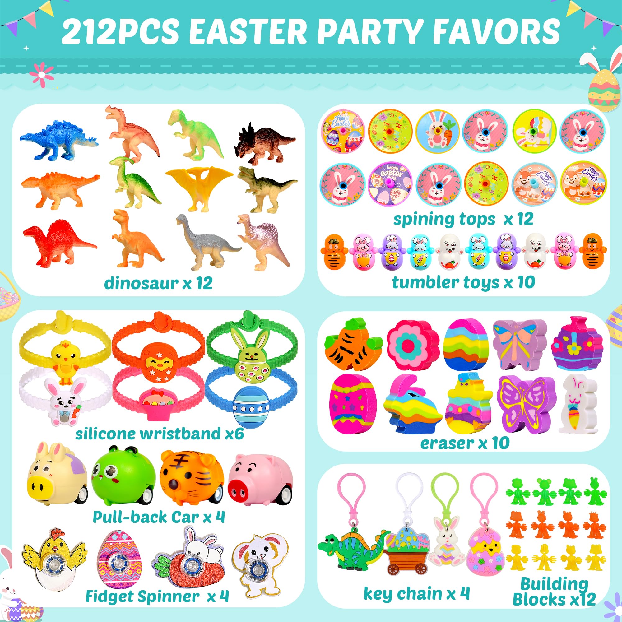 U-Zomir Easter egg fillers featuring mochi squishy toys for calm tactile fun