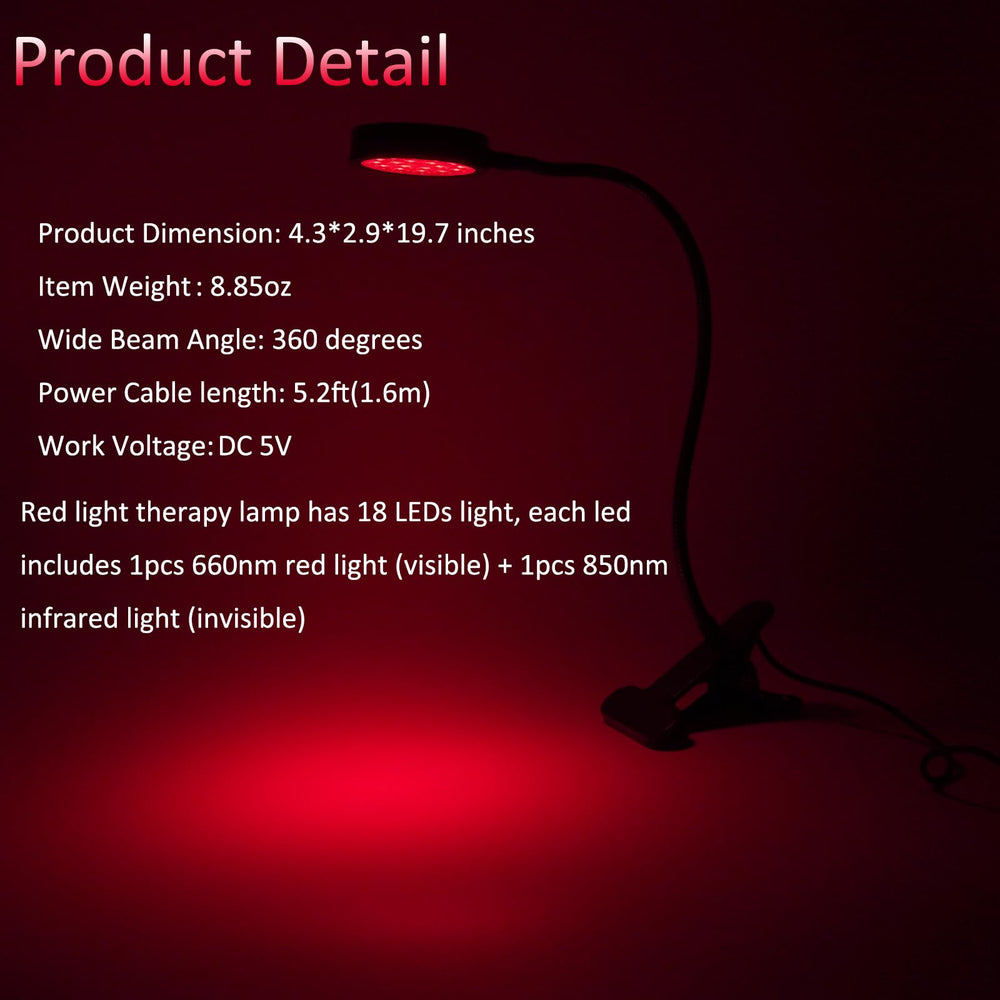 U4GLORY red light therapy panel angle-adjustable for precise targeting