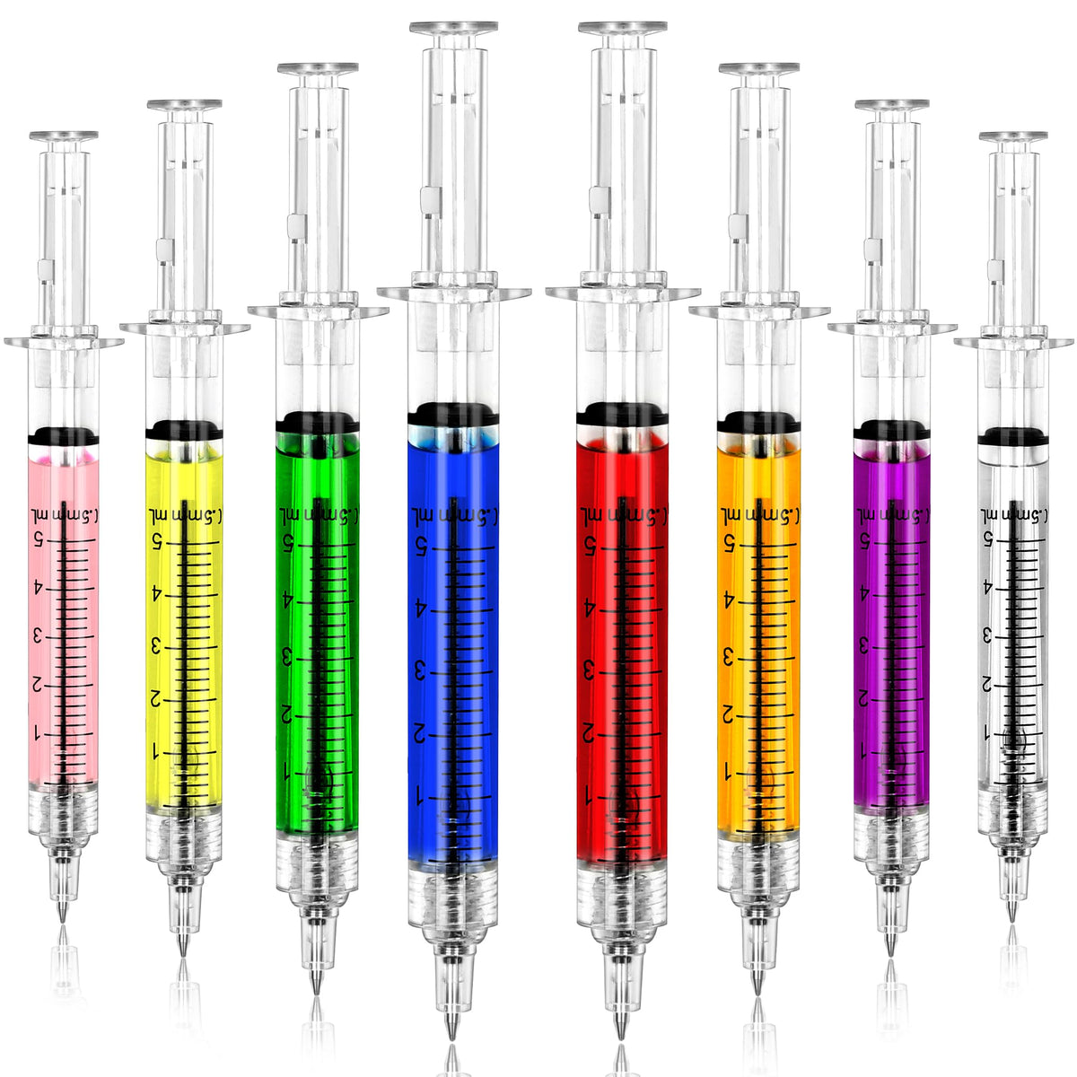 Ubabe syringe pen multi-color pack for vibrant note-taking.