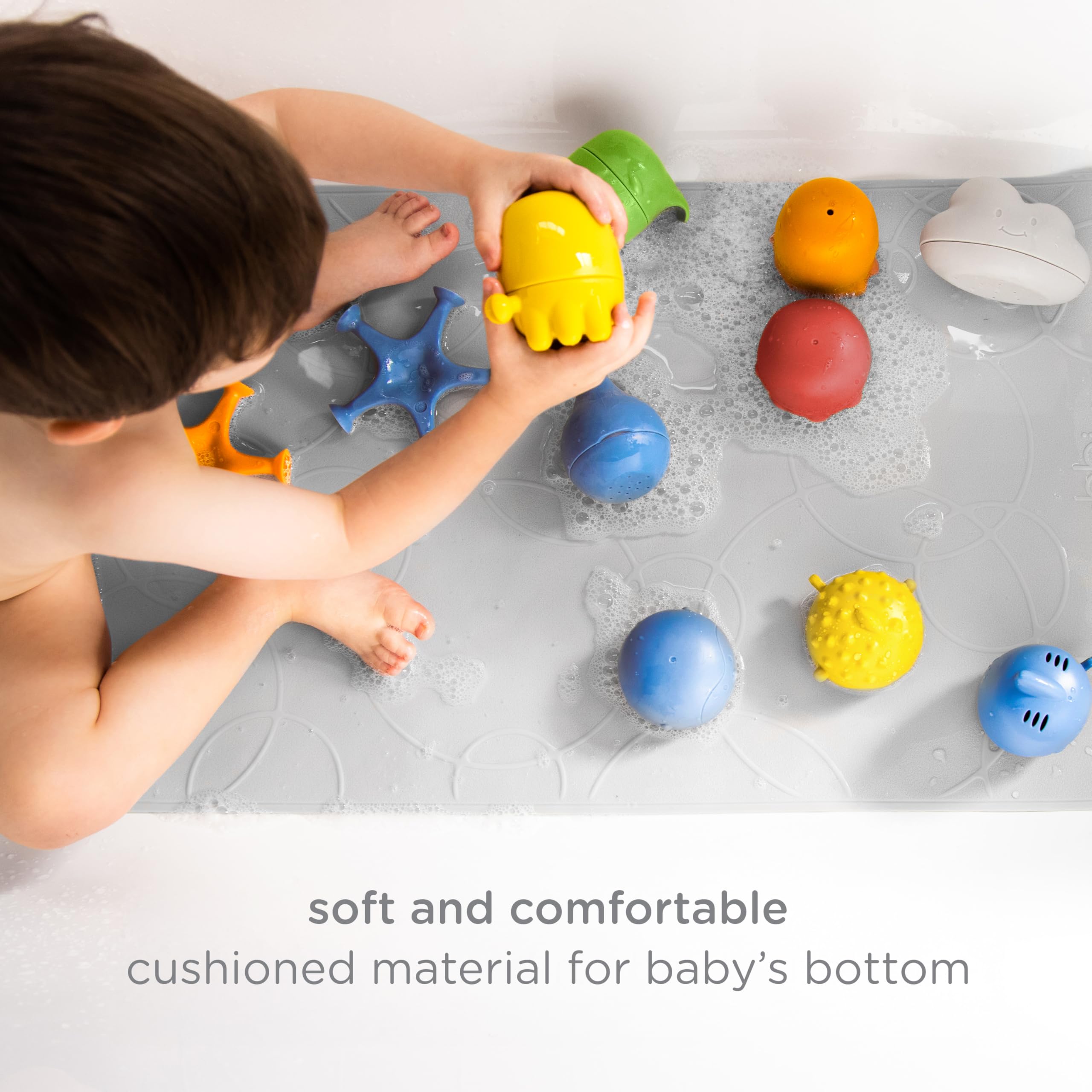Ubbi bath time with babies and toddlers becomes comfy and supervised.