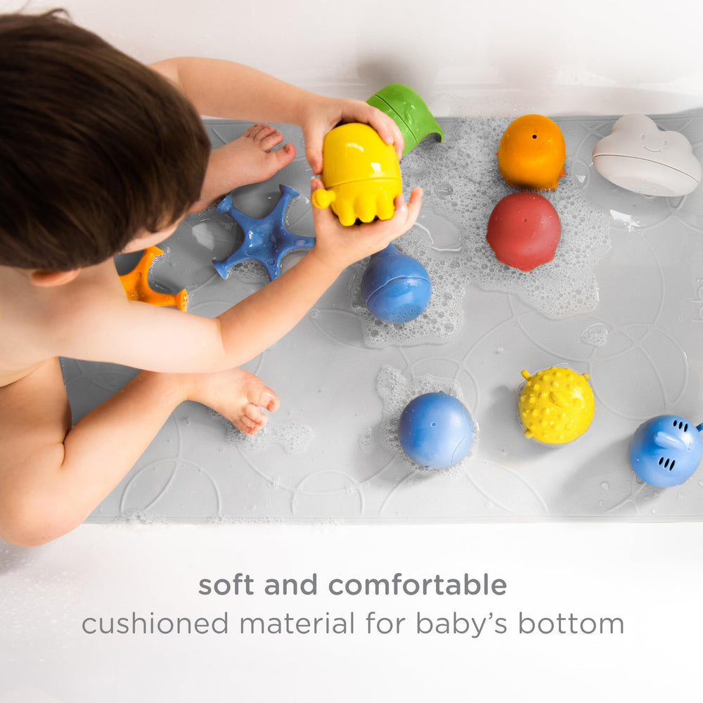 Ubbi bath time with babies and toddlers becomes comfy and supervised.