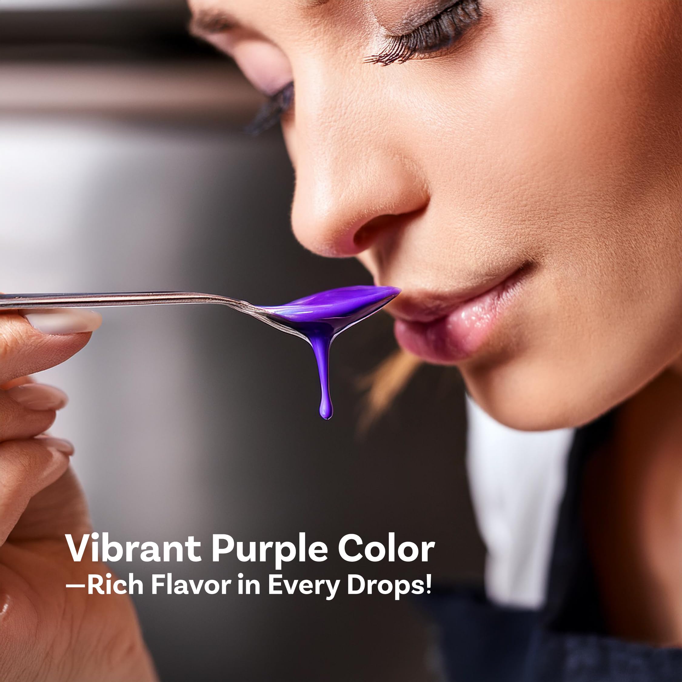 Indonesia-origin Ube Butterfly flavoring bottle label