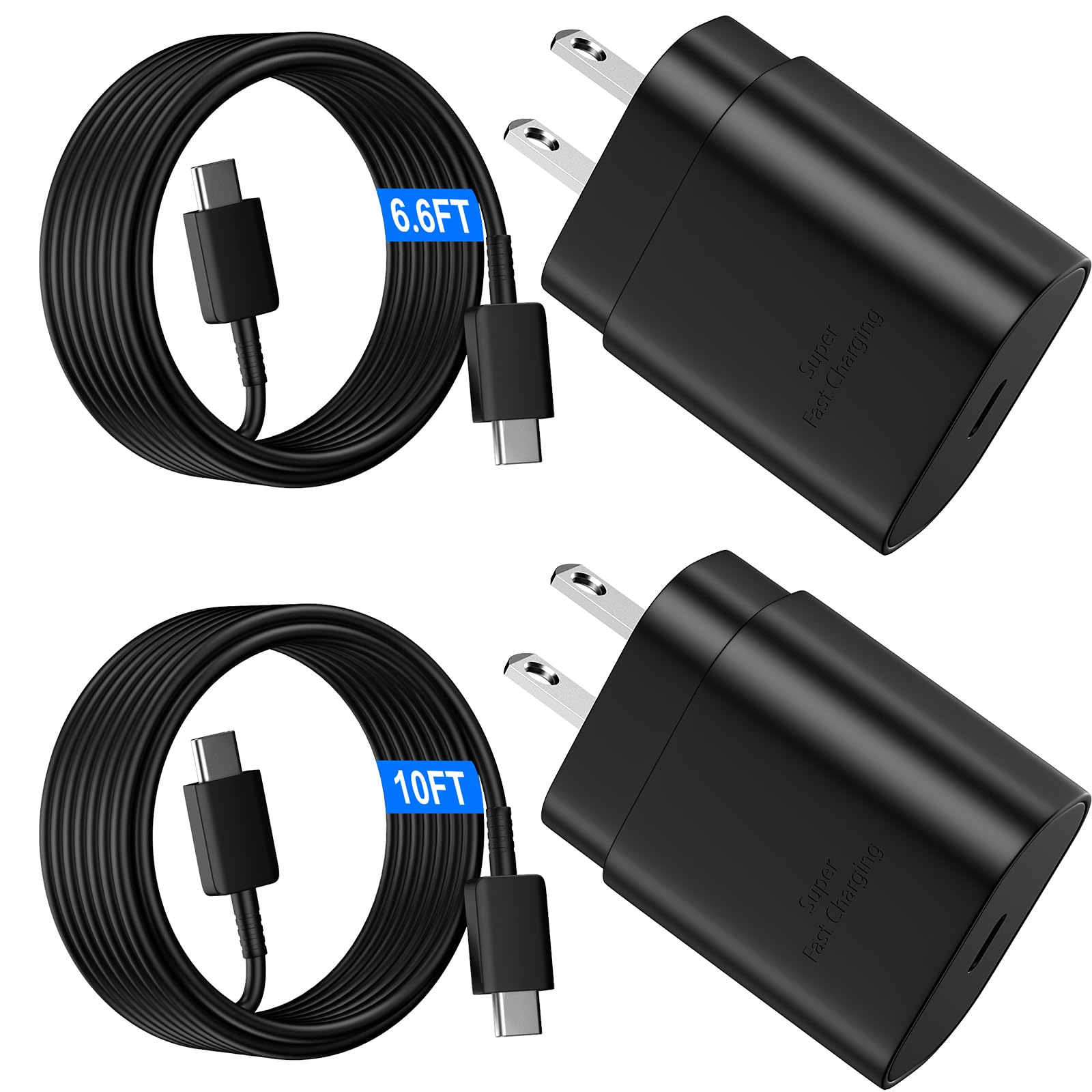 Ubearkk 25W USB-C wall block powering a Galaxy device for fast charging.