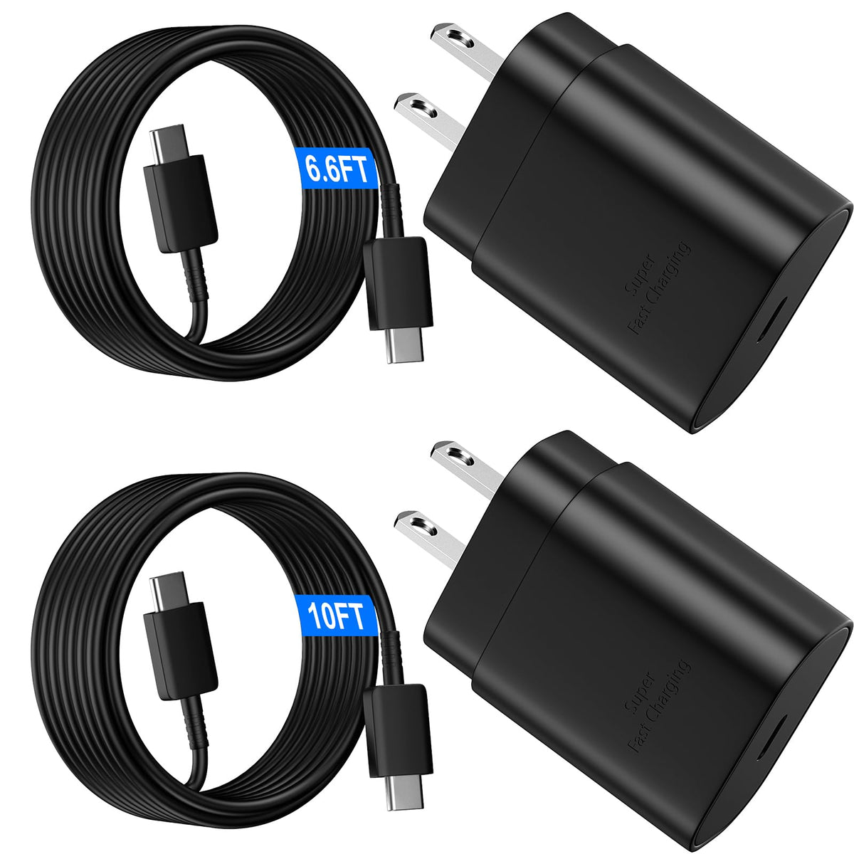 Ubearkk 25W USB-C wall block powering a Galaxy device for fast charging.