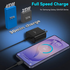 Ubearkk compact 45W charger back view highlighting slim design and portability.