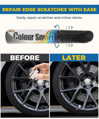 UBOG rim scratch repair in action on a wheel