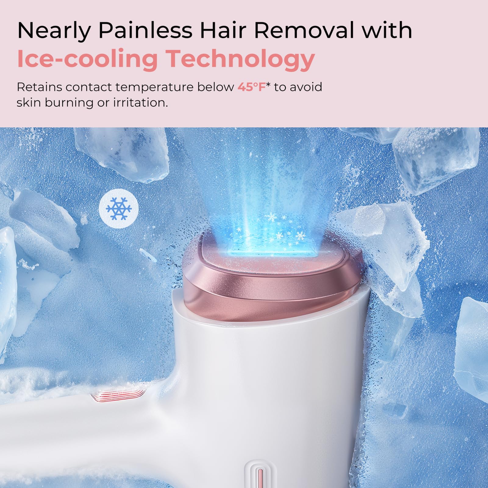 Ubroo IPL laser legs and arms area for larger-surface hair reduction
