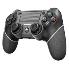 Ubsvaky PS4 controller front view with ergonomic grip for comfort.