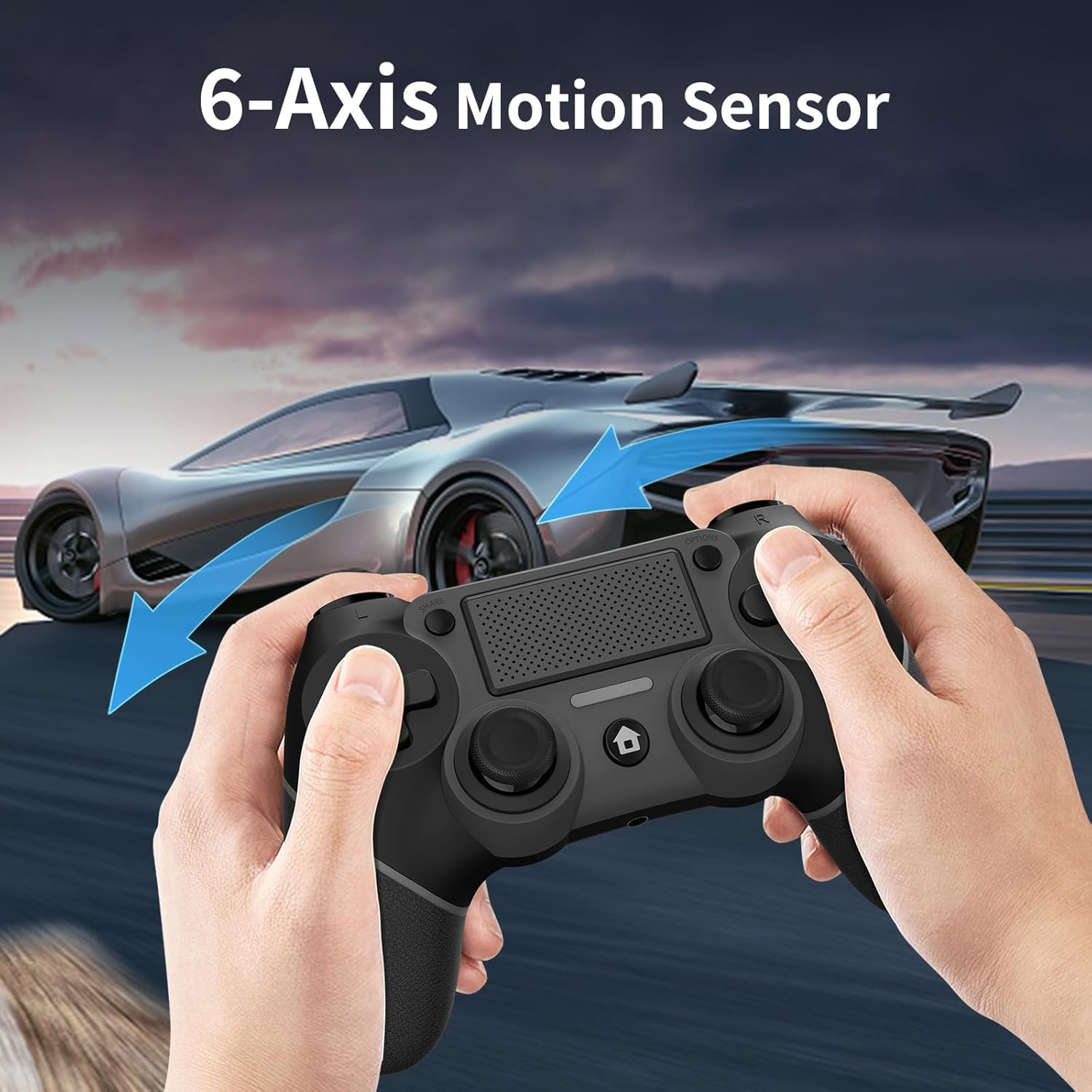 Ubsvaky PS4 controller touchpad area for precise input during gameplay.