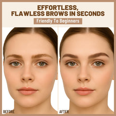 UCANBE double-ended brush blends color for flawless results.
