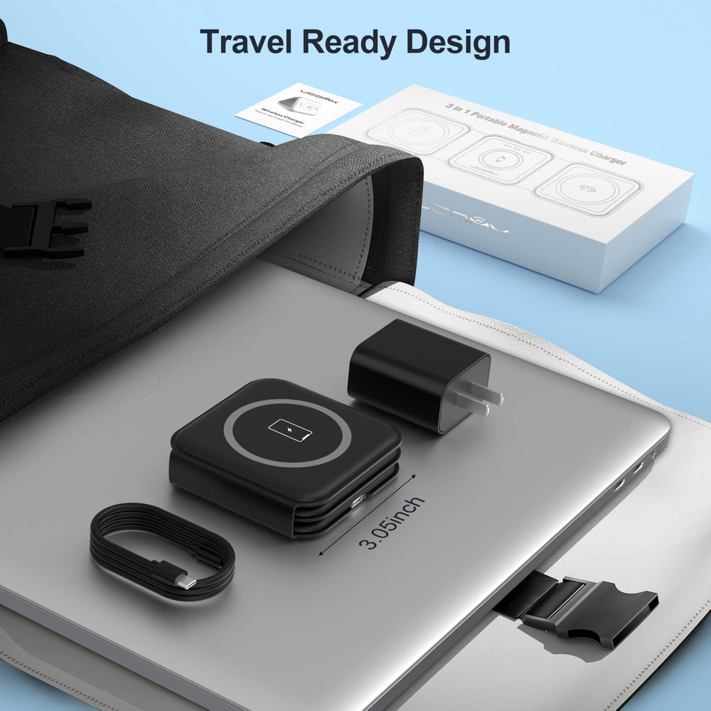 UCOMX indicator lights softly show charging status without disturbing sleep.