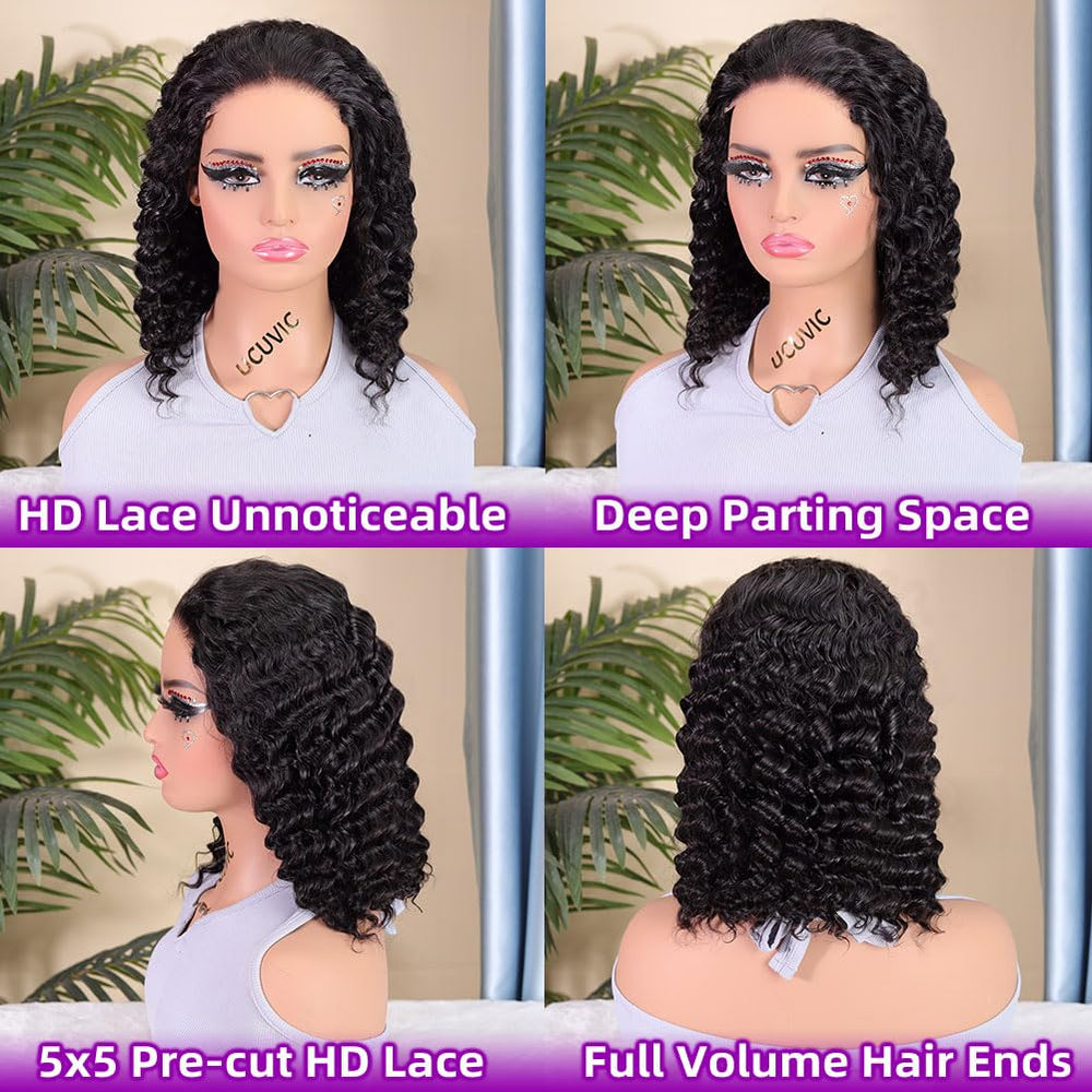 UCUVIC pre-plucked lace wig with baby hairs for easy customization