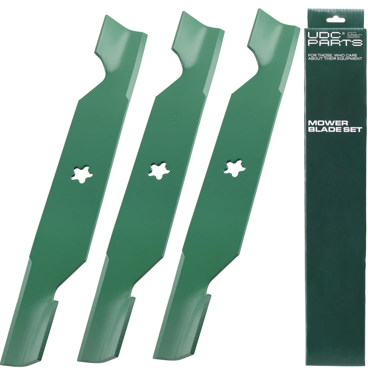 UDC Parts 532187256 blades pack for Husqvarna; ready for a clean, efficient cut.