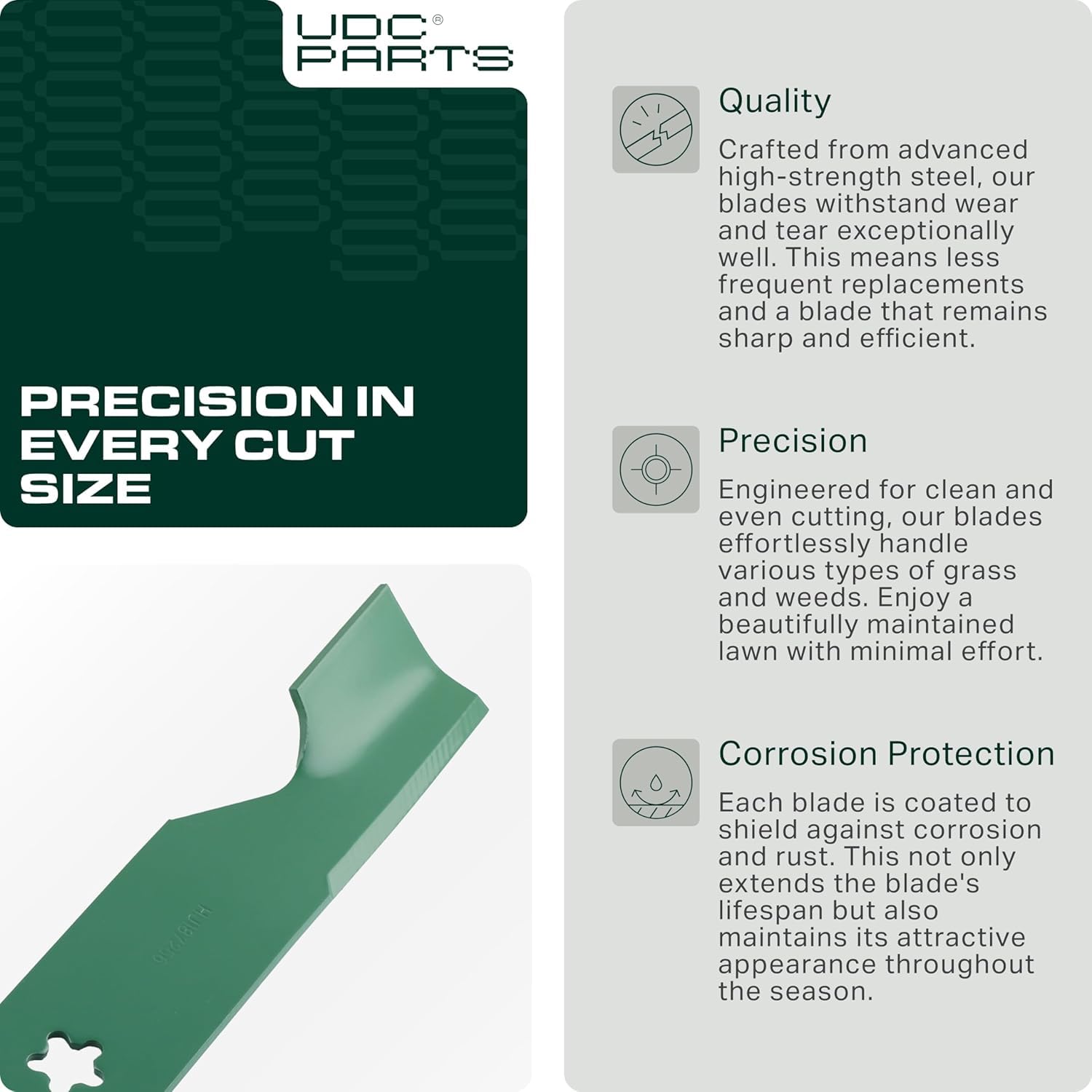 UDC Parts 54in deck compatibility guide; clear specs for correct fit.