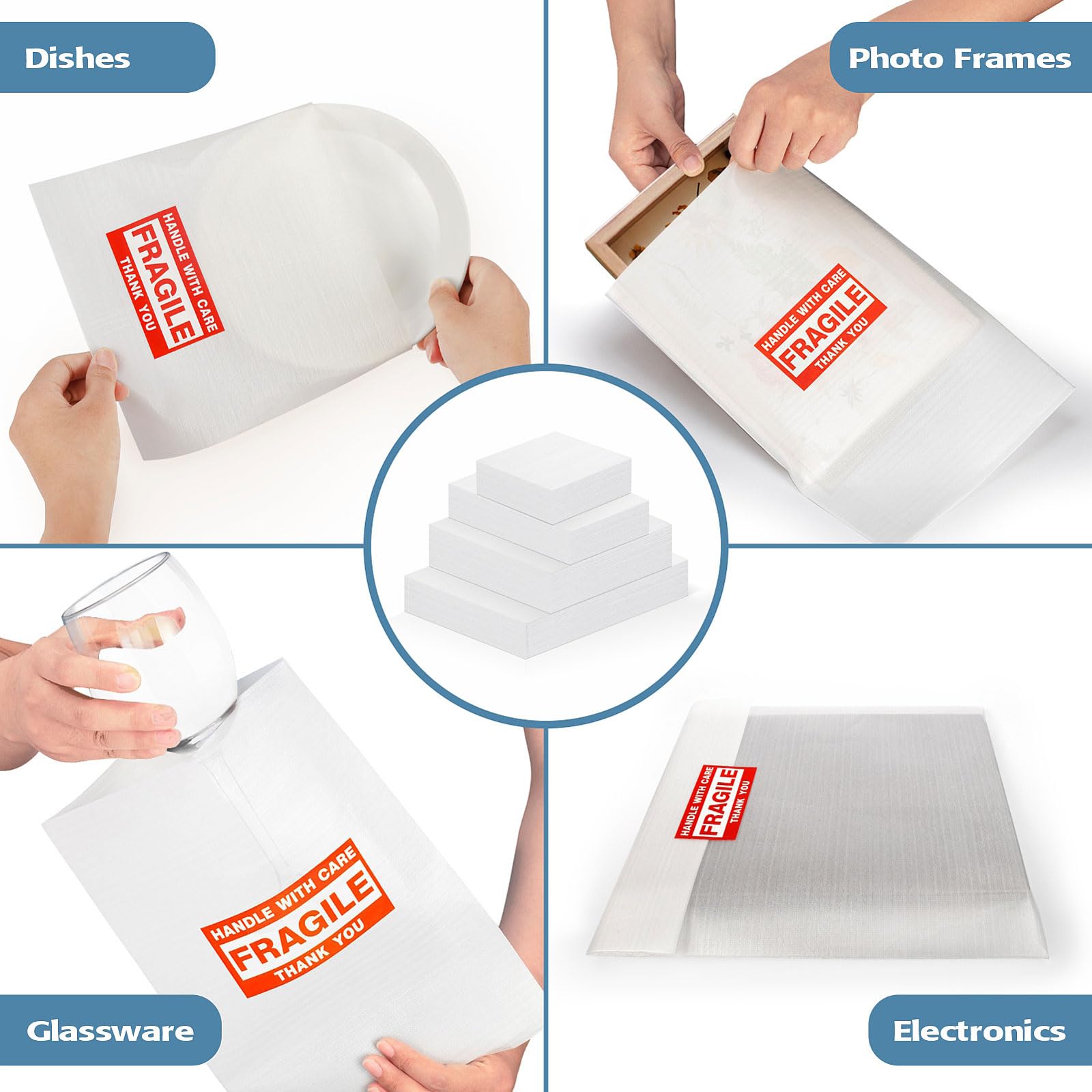 UEIVEDOS foam pouch 7.8x7.8 safeguards compact valuables