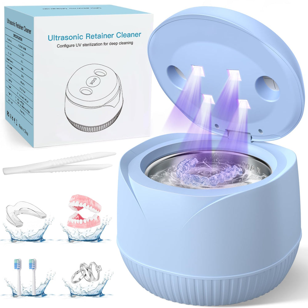 UEOFEN dental ultrasonic cleaner compact design for home use and silent operation