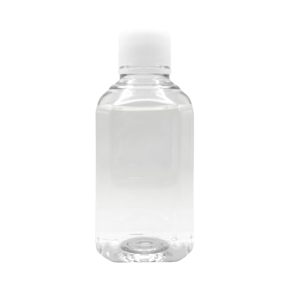 Close-up of UFC Bio saline label with CoA emphasizing traceability and quality.