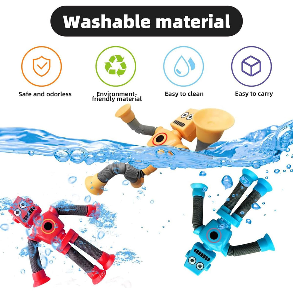 Durable, non-toxic plastic with rounded edges for safe fidgeting.