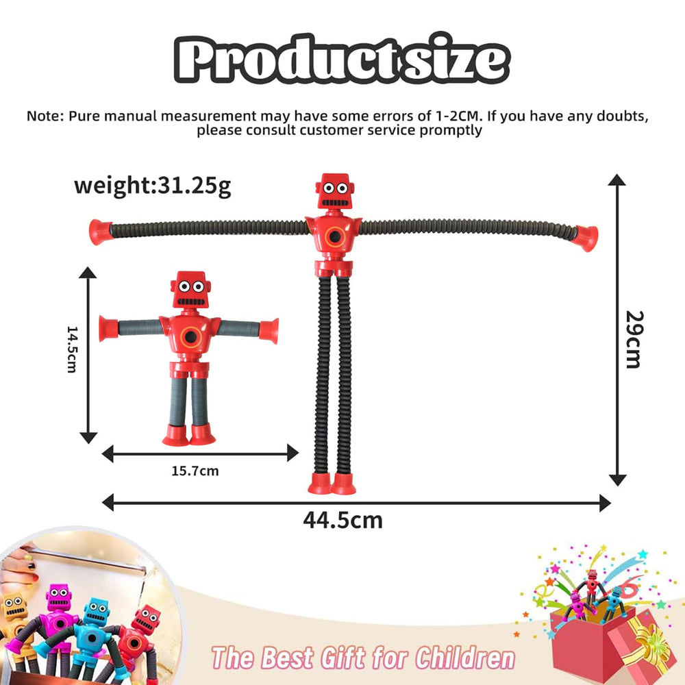 UGJ Robot Pop Tube with telescoping neck for extended play.
