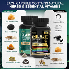 Uheco Ashwagandha-Tongkat Ali blend bottle hints at adaptogenic energy and calm focus