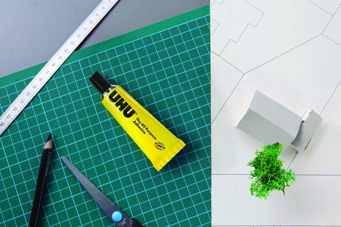 UHU glue supports DIY and model building with reliable strength and easy repositioning