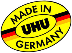 UHU elastic layer adhesive provides temporary adjustment without wrinkling paper surfaces