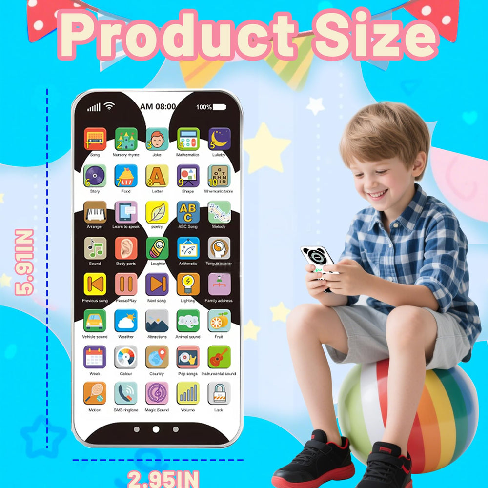 Uibyt kids-phone user-guide image demonstrates quick setup and included cable