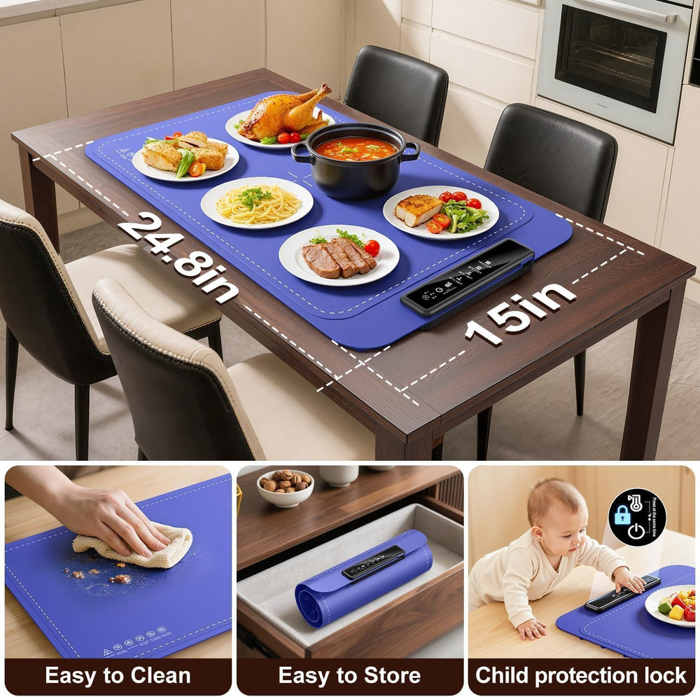 Uingarm warming mat auto-off at six hours for safety.