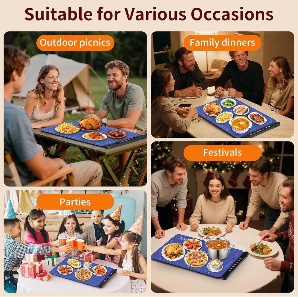 Uingarm warming mat roll-up portable for events and storage.