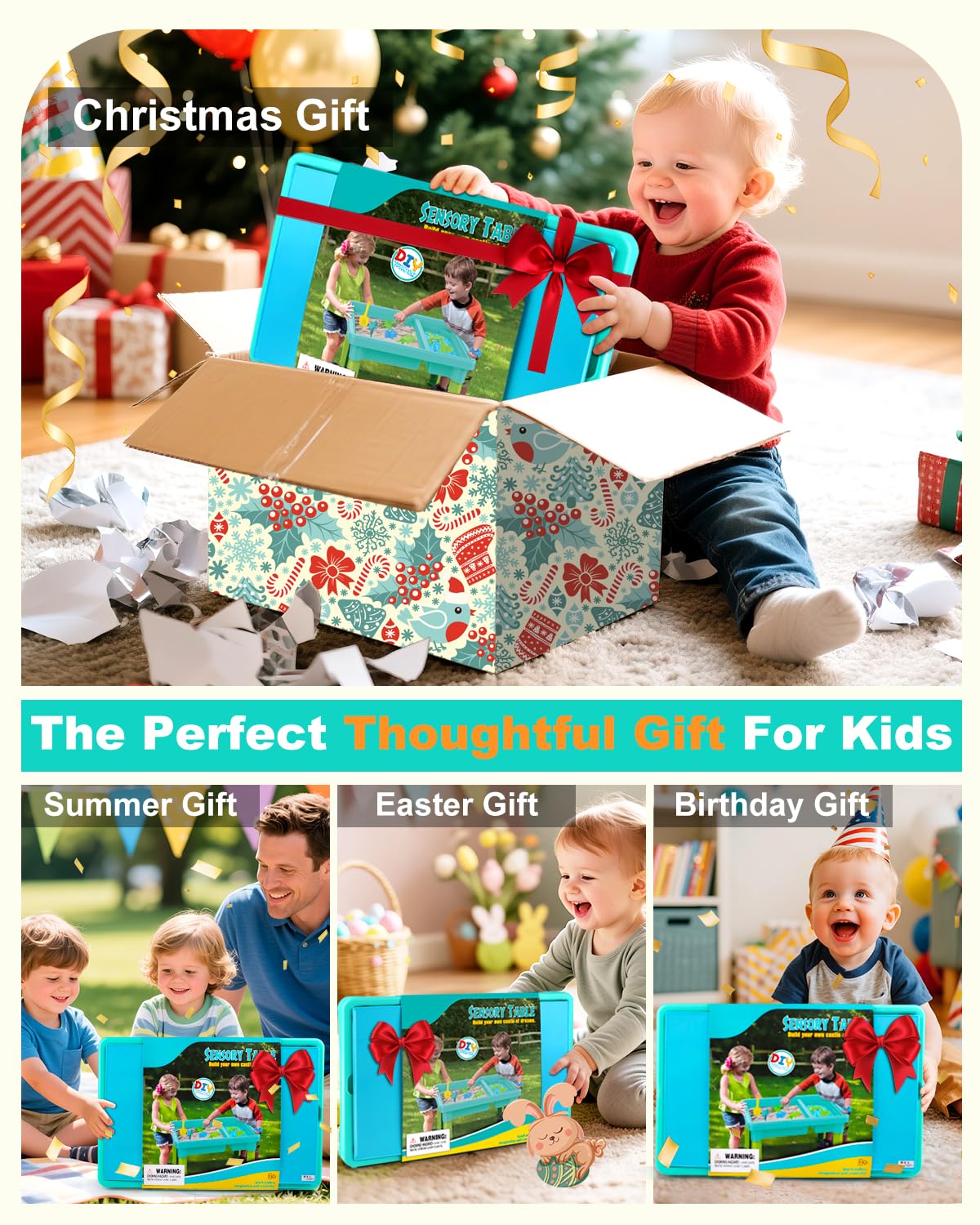Uiopy Sandbox Kit BPA-free materials ensure safe, hands-on play