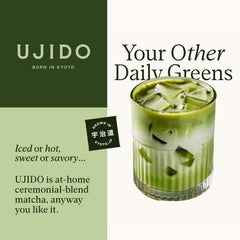 Ujido Path of Zen matcha latte with creamy texture and bright color