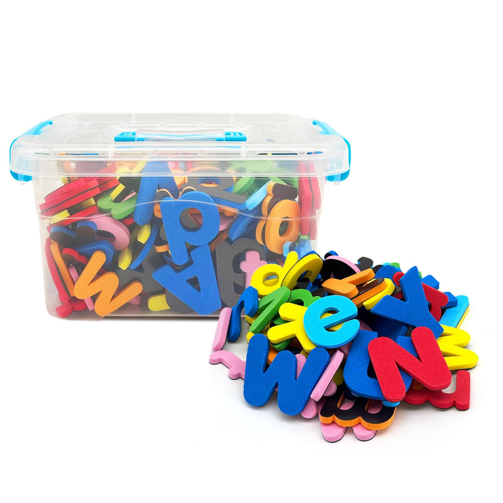 UJL magnetic letters 238-pcs set for hands-on spelling practice.