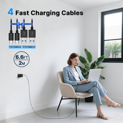 UKCSIS dual 65W USB-C ports powering a laptop efficiently