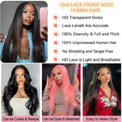 UKOWN HD lace-front wig with baby hair detail for seamless hairline